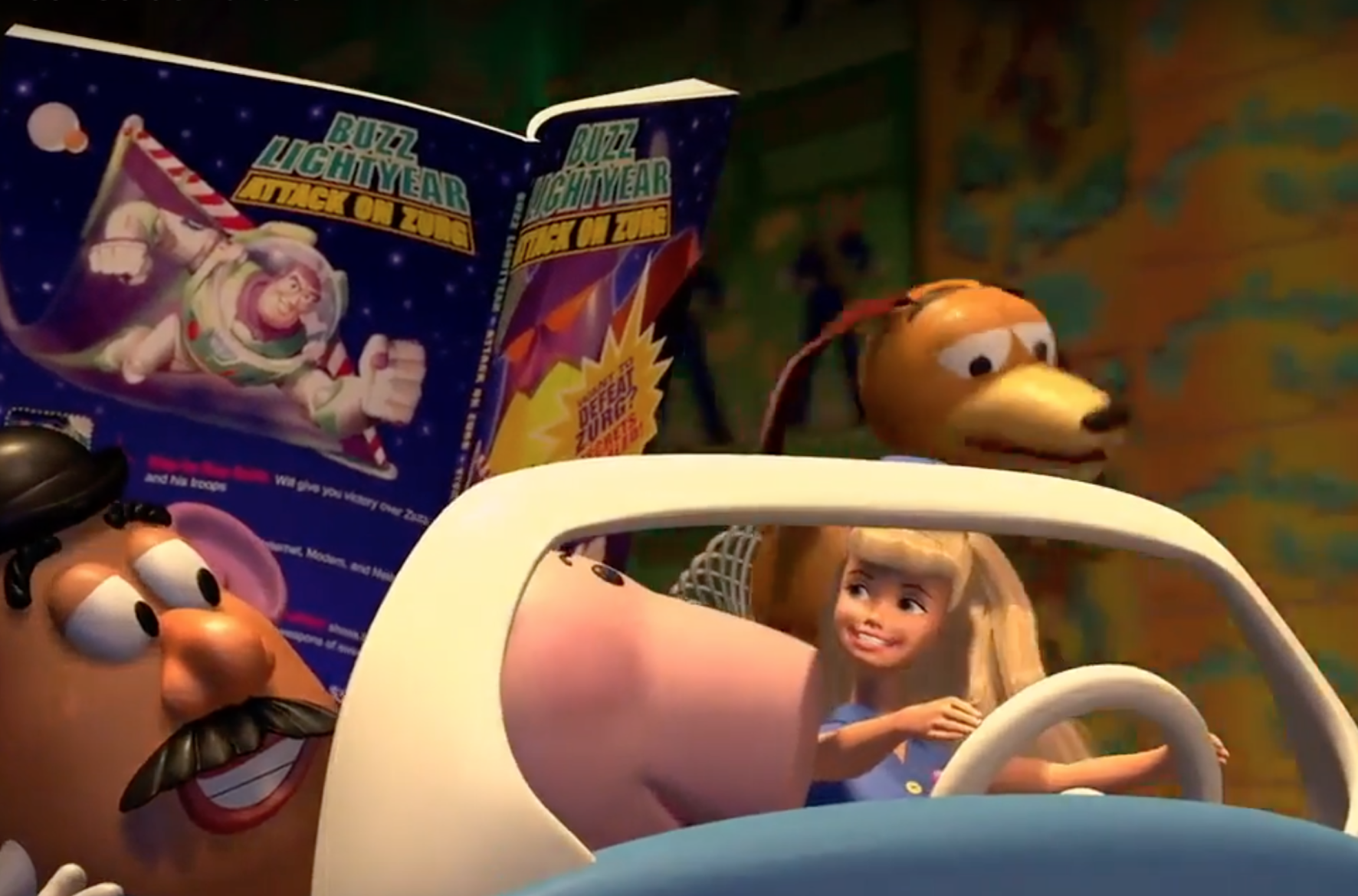 1999: Barbie appears in Toy Story 2